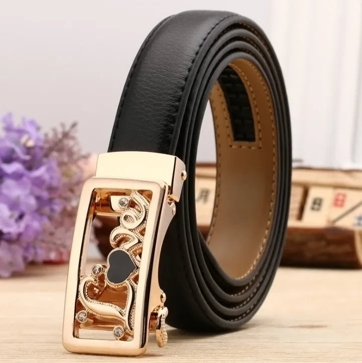 Women belts For Women's Jeans Fashion Buckle Waist Leather Strap High Quality Designer Strap belt Cinturon Mujer Cowskin belt