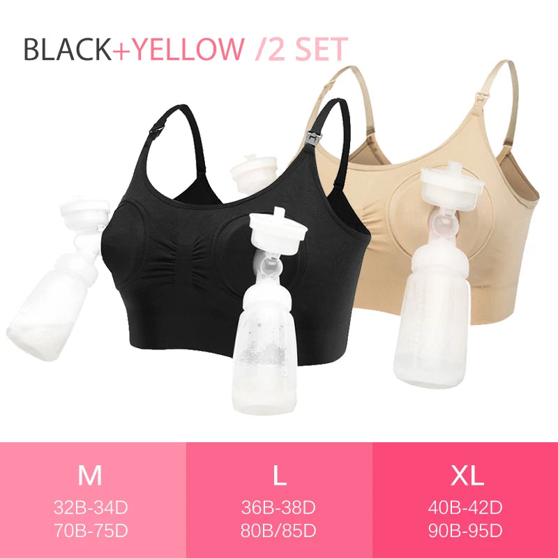 Maternity Bra For Breast Pump Special Nursing Bra Hands Pregnancy Clothes Breastfeeding Pumping Bra Can Wear All Day