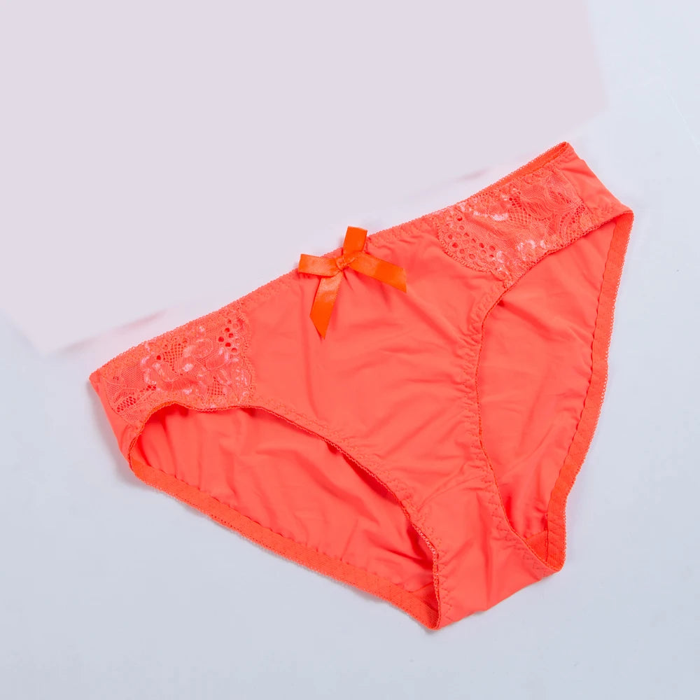 Panties For Women Seamless Panty Set Solid Invisible Underwear Sexy Low Waist Briefs Women's Underpants Lingerie Dropship