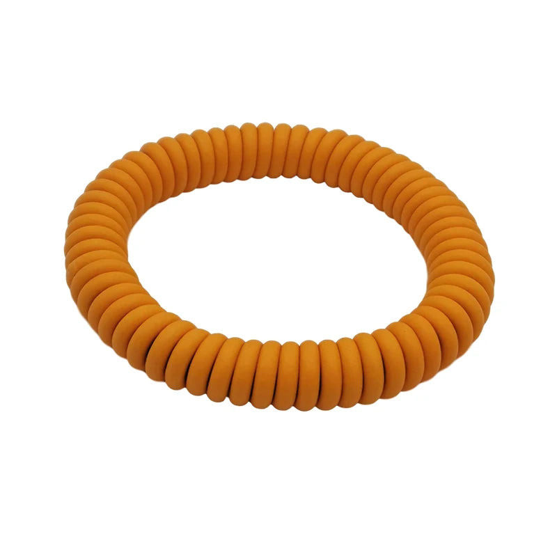 UKEBAY New Round Handmade Bangles For Women Rubber Bracelets 4 Colors Design Luxury Charm Bangles Birthday Gift Mom Punk Jewelry