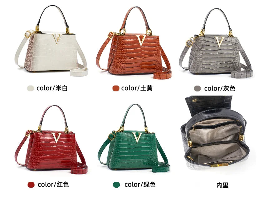 Bag 2025 Latest Trendy High-quality Large Size PU Leather Bag Fashionable Large Capacity Luxury Lady Women's Handbag