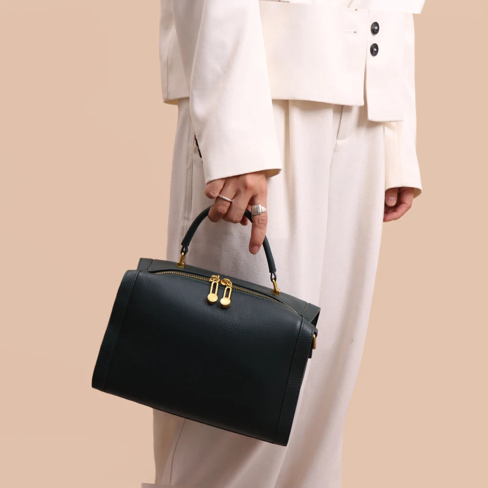 Elegant Women's Boston Pillow Bag New High Quality Versatile Single Shoulder Handbag