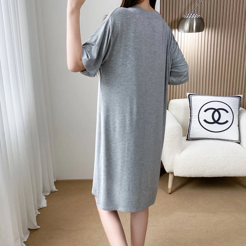Nursing Dresses Pregnant Breastfeeding Dress For Women Summer Maternity Loose Casual Feeding Clothing