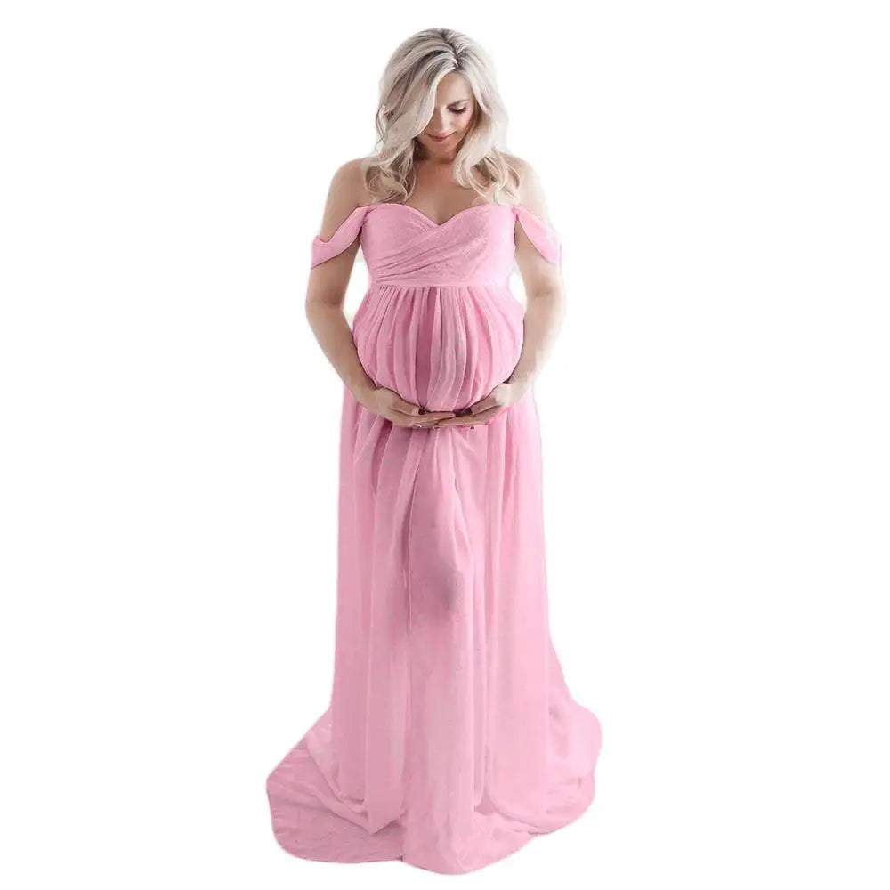 Maternity Dresses For Photo Shoot Sexy Robe Grossesse Shooting Photo Maxi Dress Wedding Party Photography Pregnant Women Clothe
