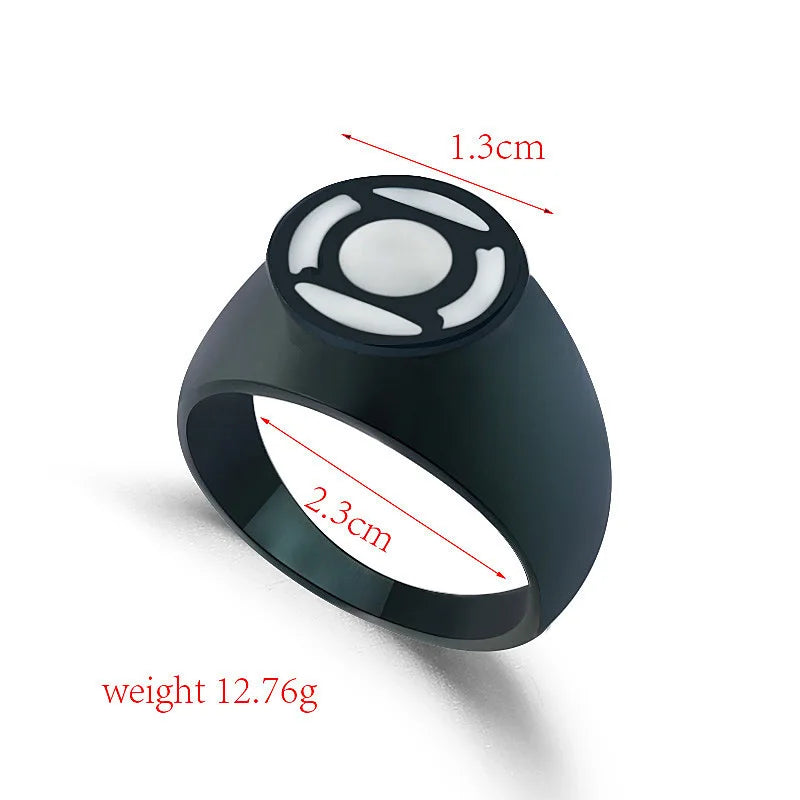 New Fashion Movie ring Luminous Ring For Women Men Glow In Dark Player 1/2 Gaming Ring Adjustable Finger Rings Jewelry Gift