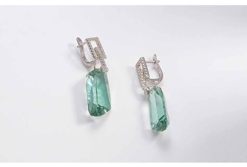 GEM'S BEAUTY jewelry set for women 925 sterling silver Fine jewelry for woman Elegant original