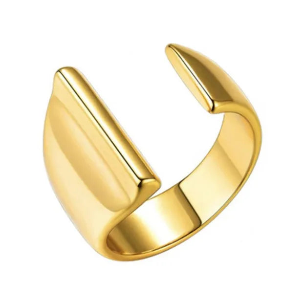 26 English Letter Ring Opening Adjustable Female Personality Internet Celebrity Ring Fashion Jewelry Couple Mother's Day Gift