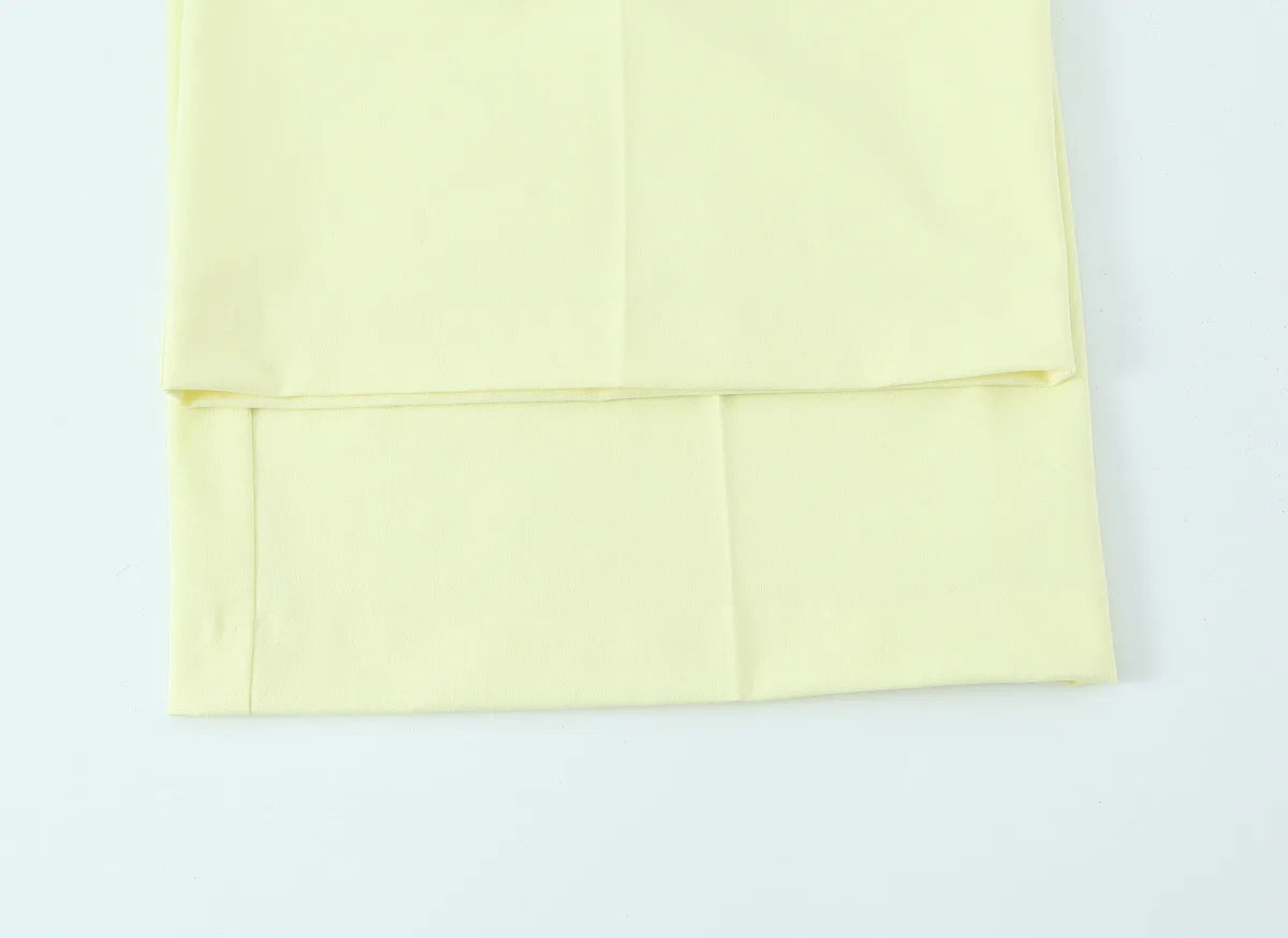 Wide pants suits Women's two-piece suits Camisole and camisole Women's two-piece suits Off-shoulder tops and bottoms suits