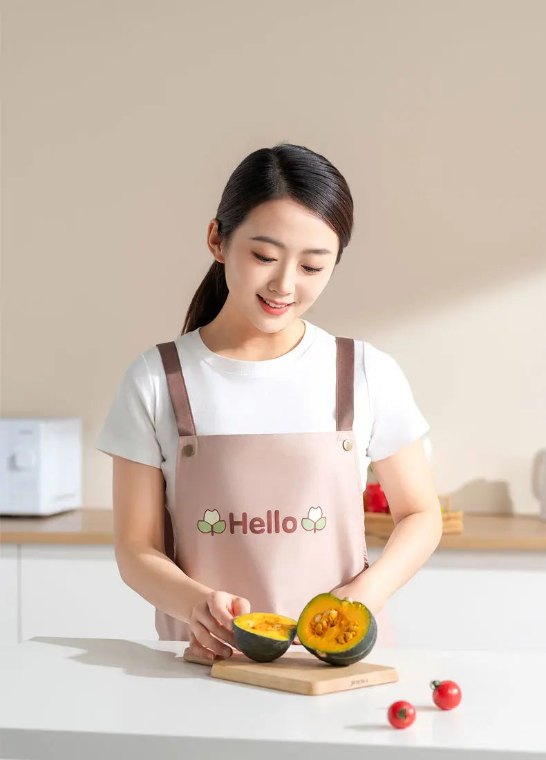 Kitchen Apron Waterproof Oilproof Convenient Pocket Chef Cooking Apron Men Women Barista Manicurist Work Aprons Waiter Uniform