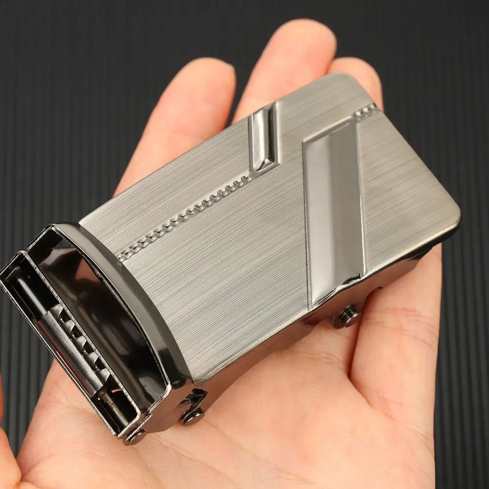 DIY Automatic Buckle Slide Belt Strap Buckle Belt Buckle Business Accessories Leisure Belt Head Men's Belt Head