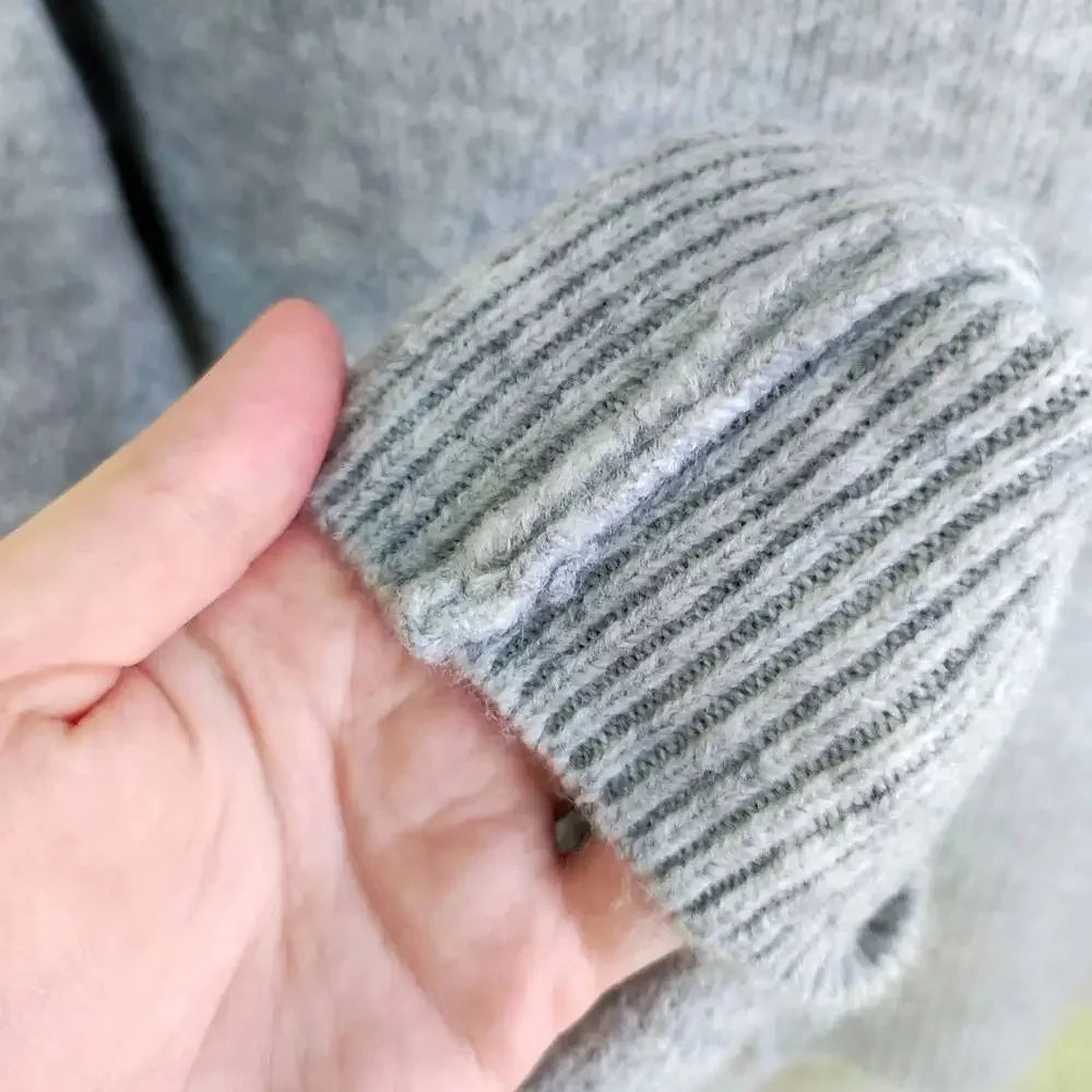 Sweater Women Winter Pullover Girls Sweater Oversize Knitting Tops Vintage Long Sleeve Fall Female Knitted Outerwear Warm Pull