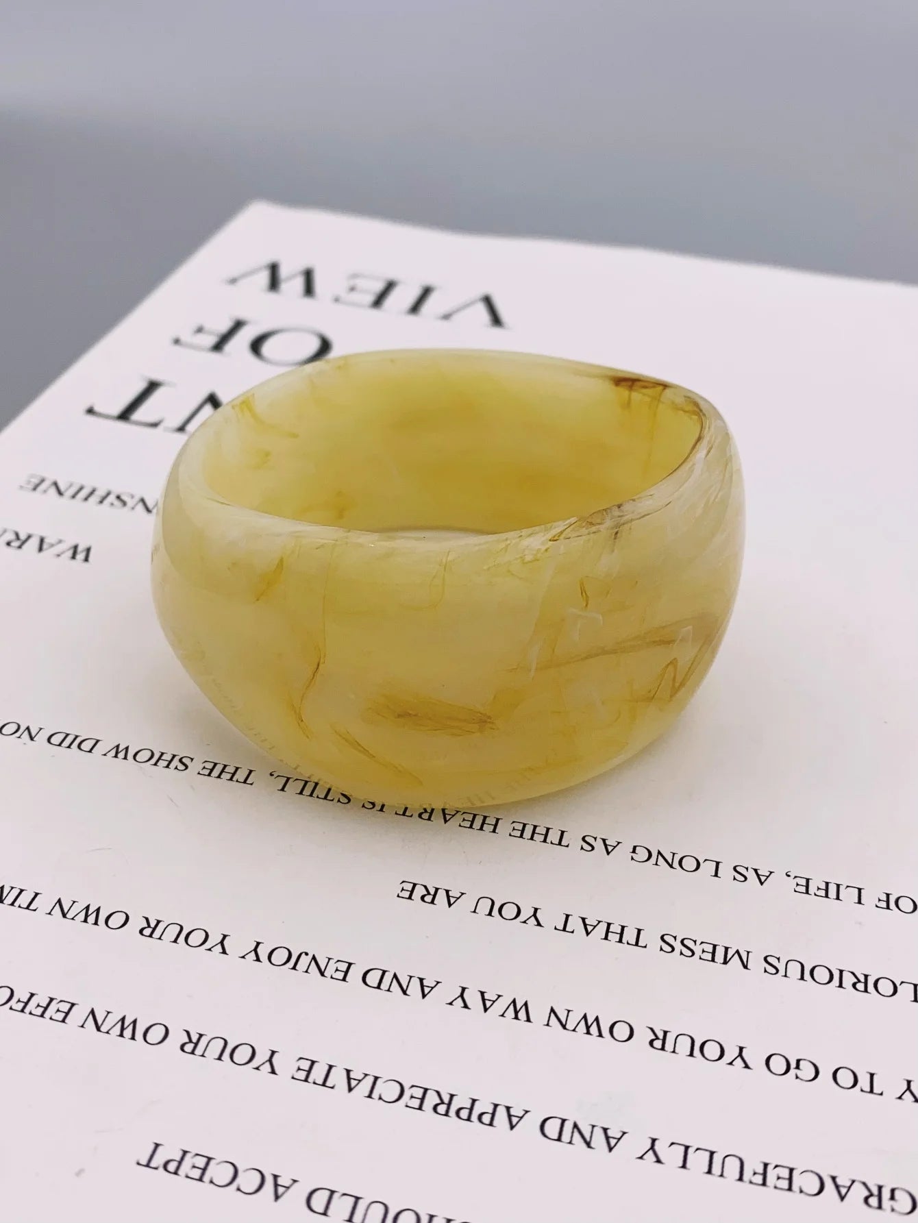 Fashionable irregular bangles with marble pattern for women bracelets for women