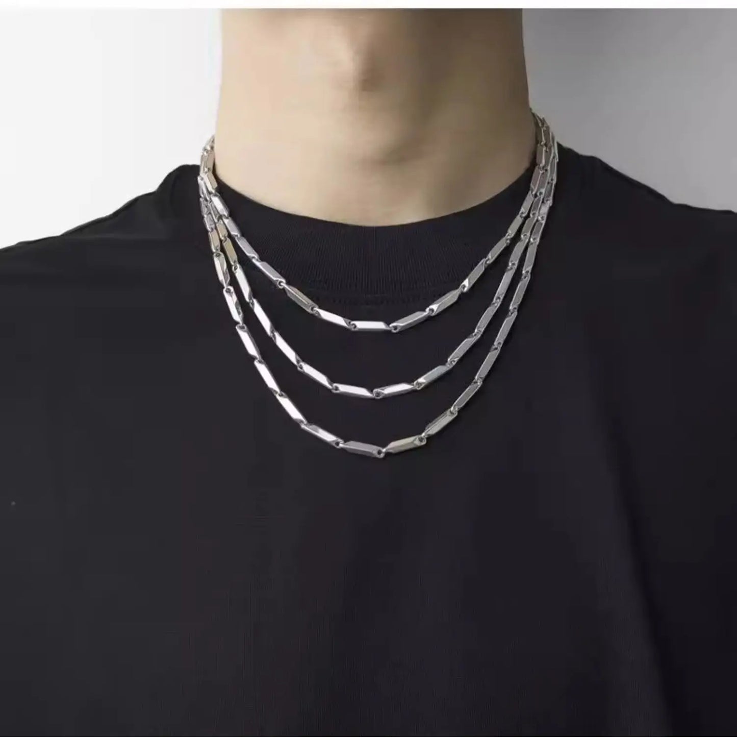Athleisure Style Necklace Lightweight Nylon Cord Collarbone Chain Adjustable Length Easy-Match for Sportswear Casual Daily Wear