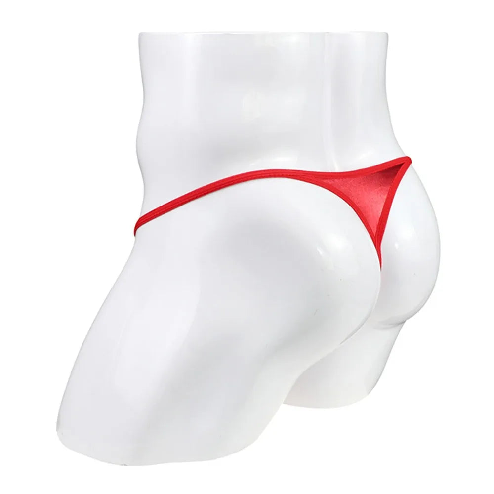 Panties Men Briefs All Seasons Male Pouch Stretchy T-back Underpants Underwear Bikini Breathable Cotton Hollow