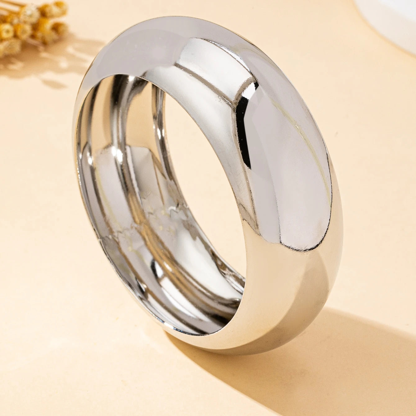 Women's Bracelet Set Bohemian Exaggerated Wide Resin Bracelet Set for Daily Wear and Gift Giving