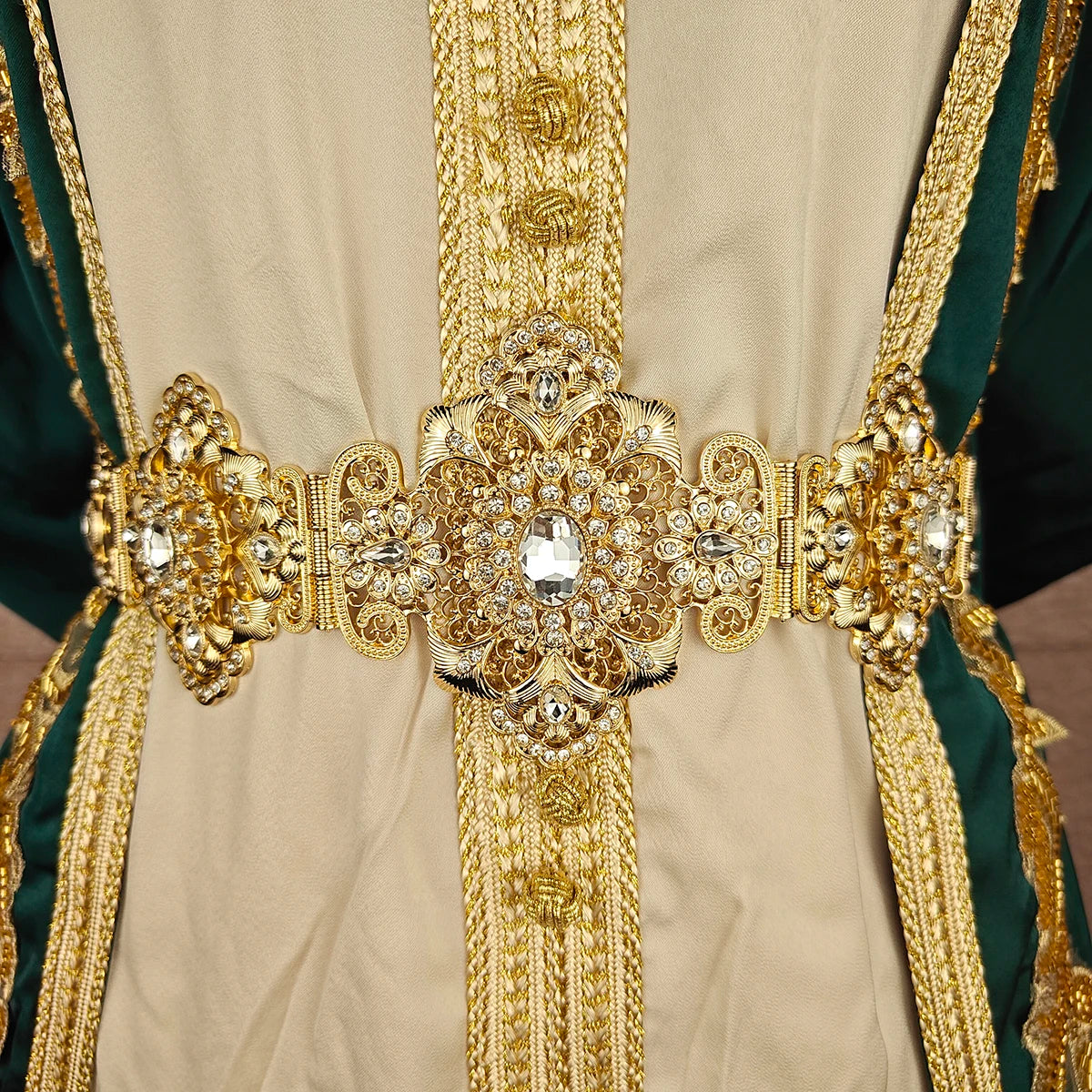 Bridal Alloy Waist Belt - French Retro Style Perfect for Weddings Parties & Women's Holiday Gifts