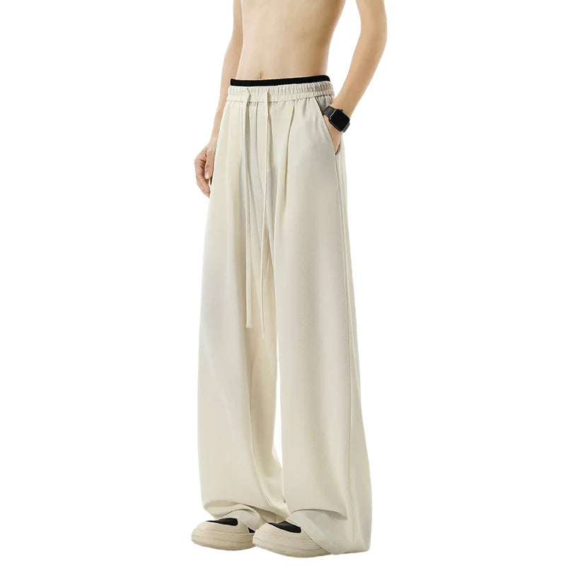 Trousers for Men Leisure Comfortable High Waist Baggy Pants Breathable Jogging Outdoor Fashion Neutral Design New Sweatpants