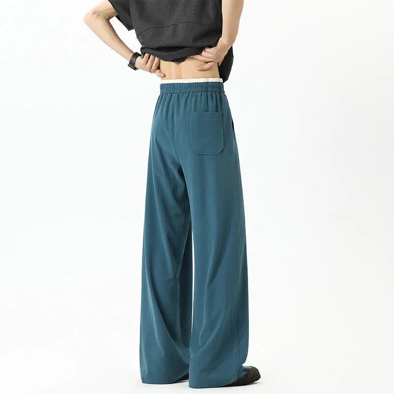 Trousers for Men Leisure Comfortable High Waist Baggy Pants Breathable Jogging Outdoor Fashion Neutral Design New Sweatpants