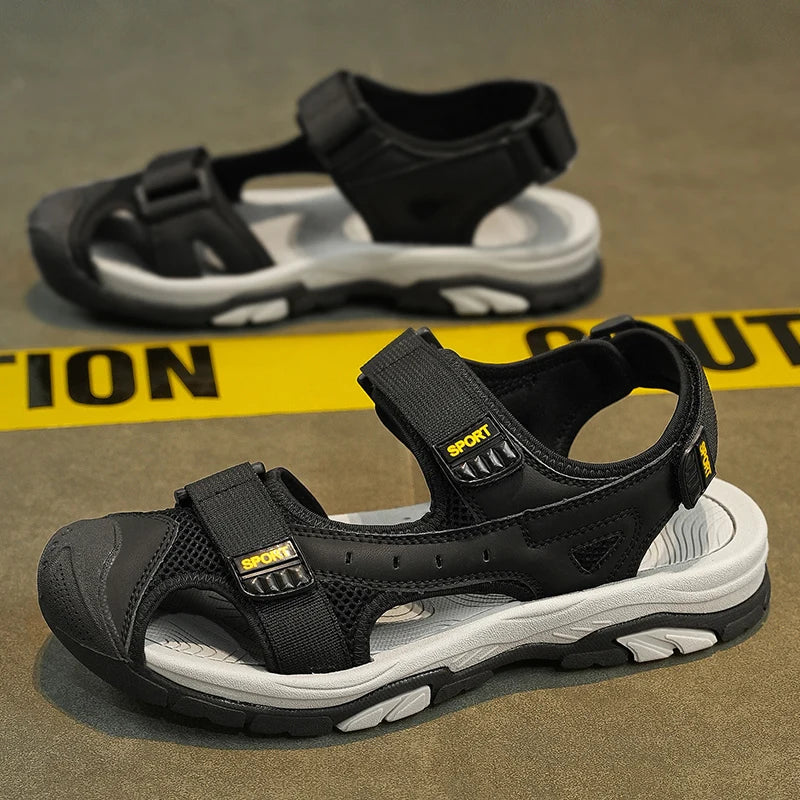 Baotou beach shoes, sandals, trendy shoes, sports outdoor slippers, versatile, non-slip and wear-resistant