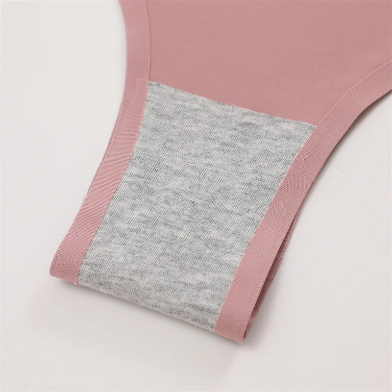 3PCS Women's Ultra-thin Seamless Panties Sexy Low Rise Brazilian Panties Ice Silk Underwear Sexy Panty Low Waist G-string Female