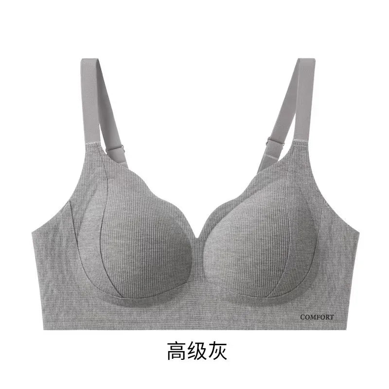 Wireless Lightly Lined Bra for Women Small Bust Support Anti Sagging Flexible Comfort Everyday Wear Enhancement S-XL BANERDANNI