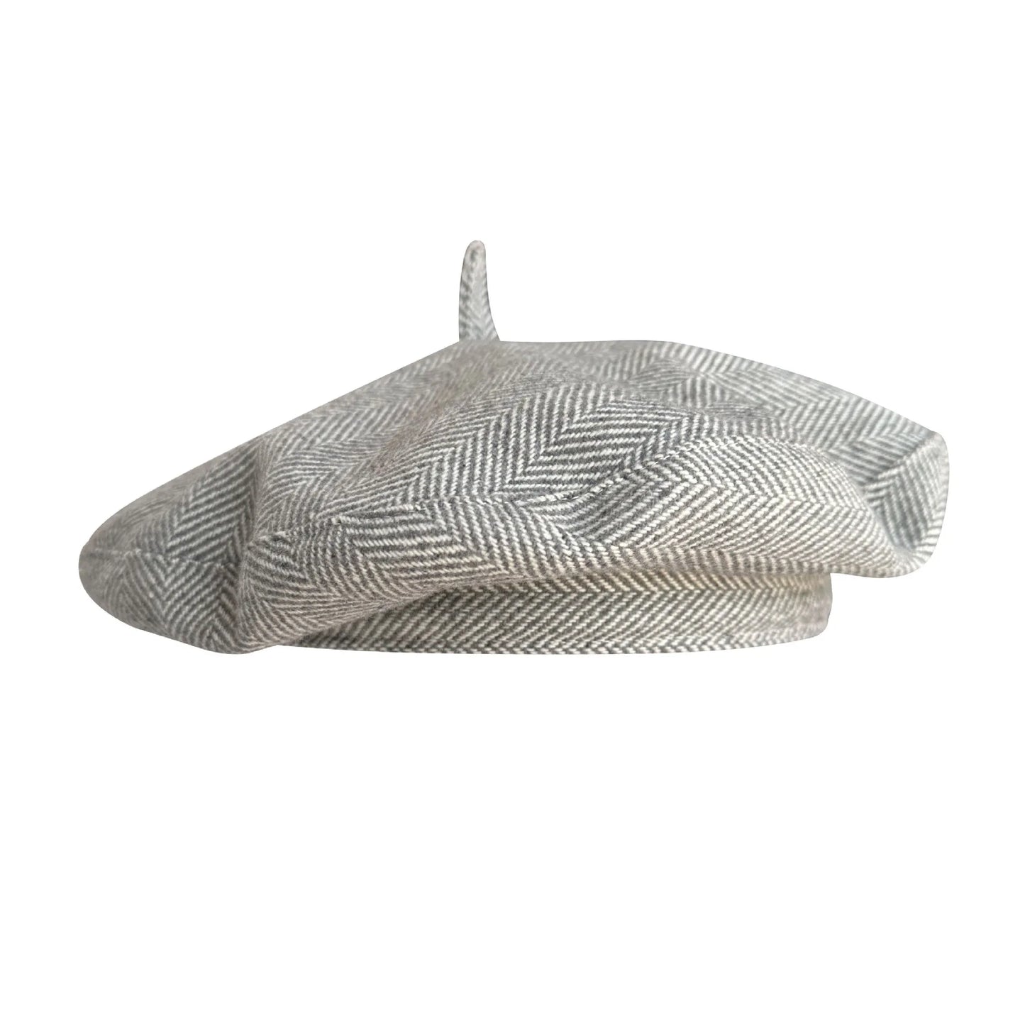 New Berets for Women in Autumn Winter British Inspired Checkered Design UFO shaped Face Slimming Retro Elegant Painter Hats