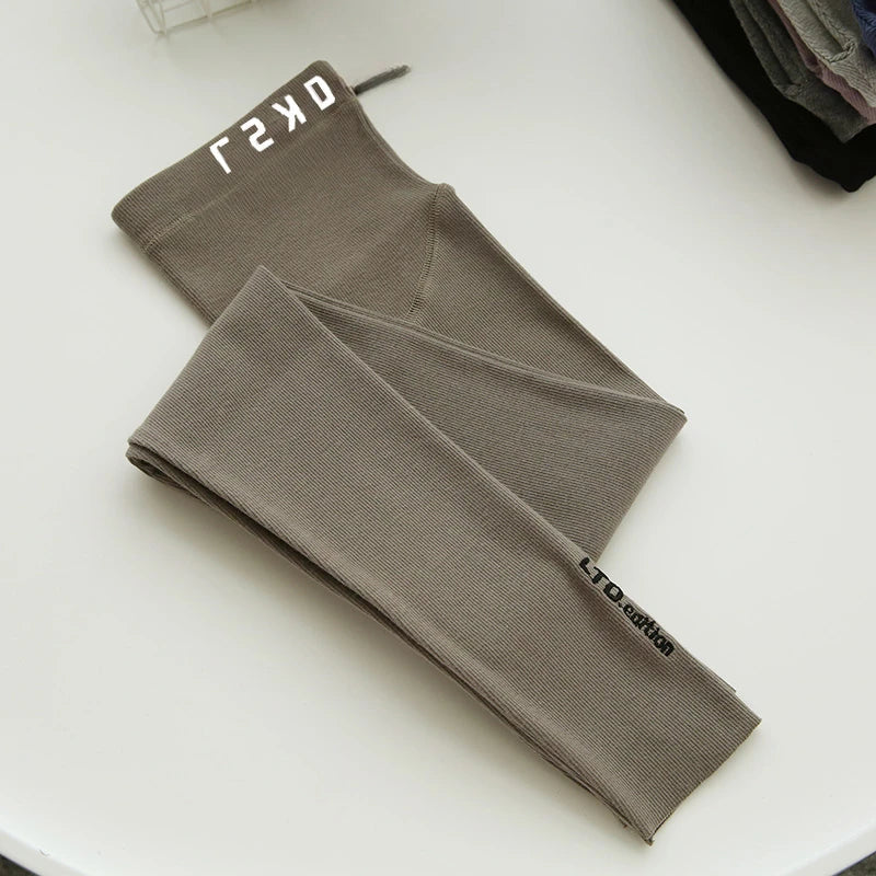 Maternity Leggings Spring and Autumn Thin Slim-fitting and Thin Yoga Pants Autumn Outer Wear Nine-point Pants Maternity Autumn