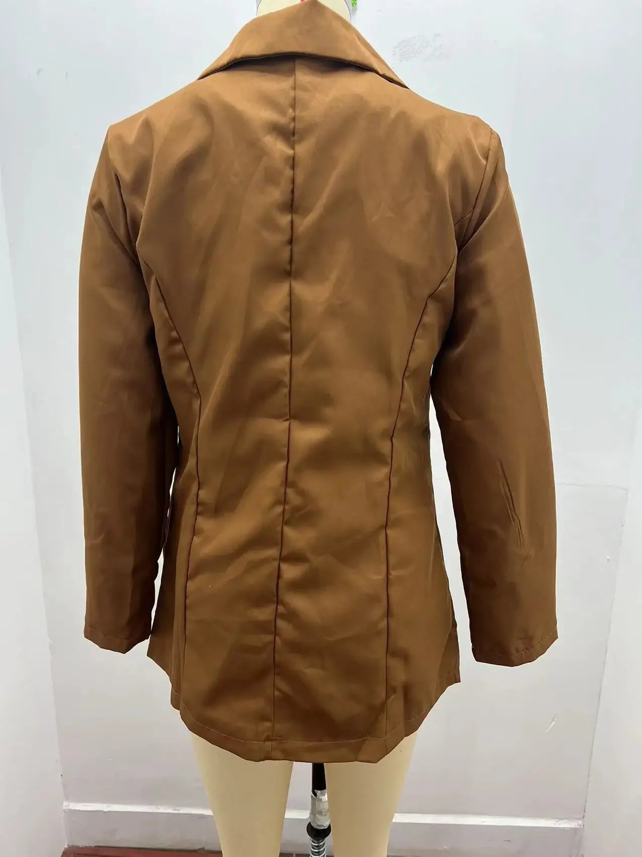 Blazer Women 2025 New Ladies Professional Office Lapel Cardigan Temperament ropa mujer Suit Jacket Casual Lady coat Solid coats