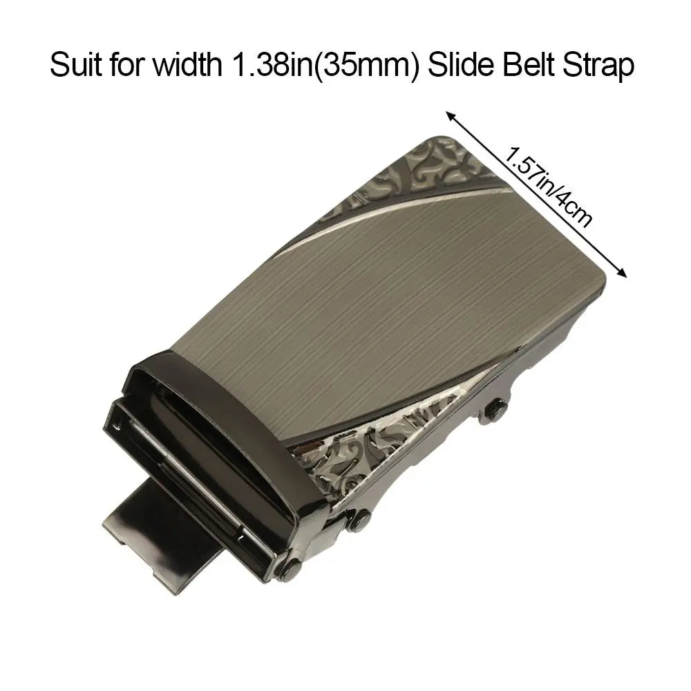 DIY Automatic Buckle Slide Belt Strap Buckle Belt Buckle Business Accessories Leisure Belt Head Men's Belt Head