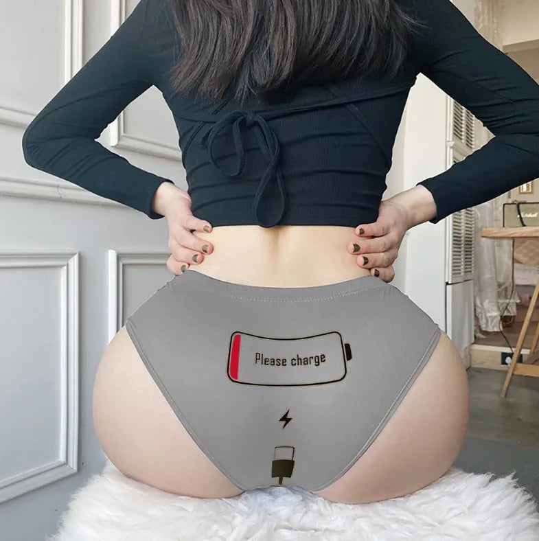 Sexy Underwear Women Panties Exotic Low Waist Breathable Briefs Sensual Lingerie Cute Print Underpant Porno Flirting Sex T-pants