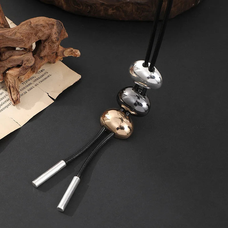 Long Necklace Simple Pendant Geometric Accessories Women's Sweater Chain