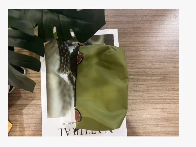 Handheld crossbody bag with no holes, classic retro bag, women's bag, shoulder bag, nylon mini bag