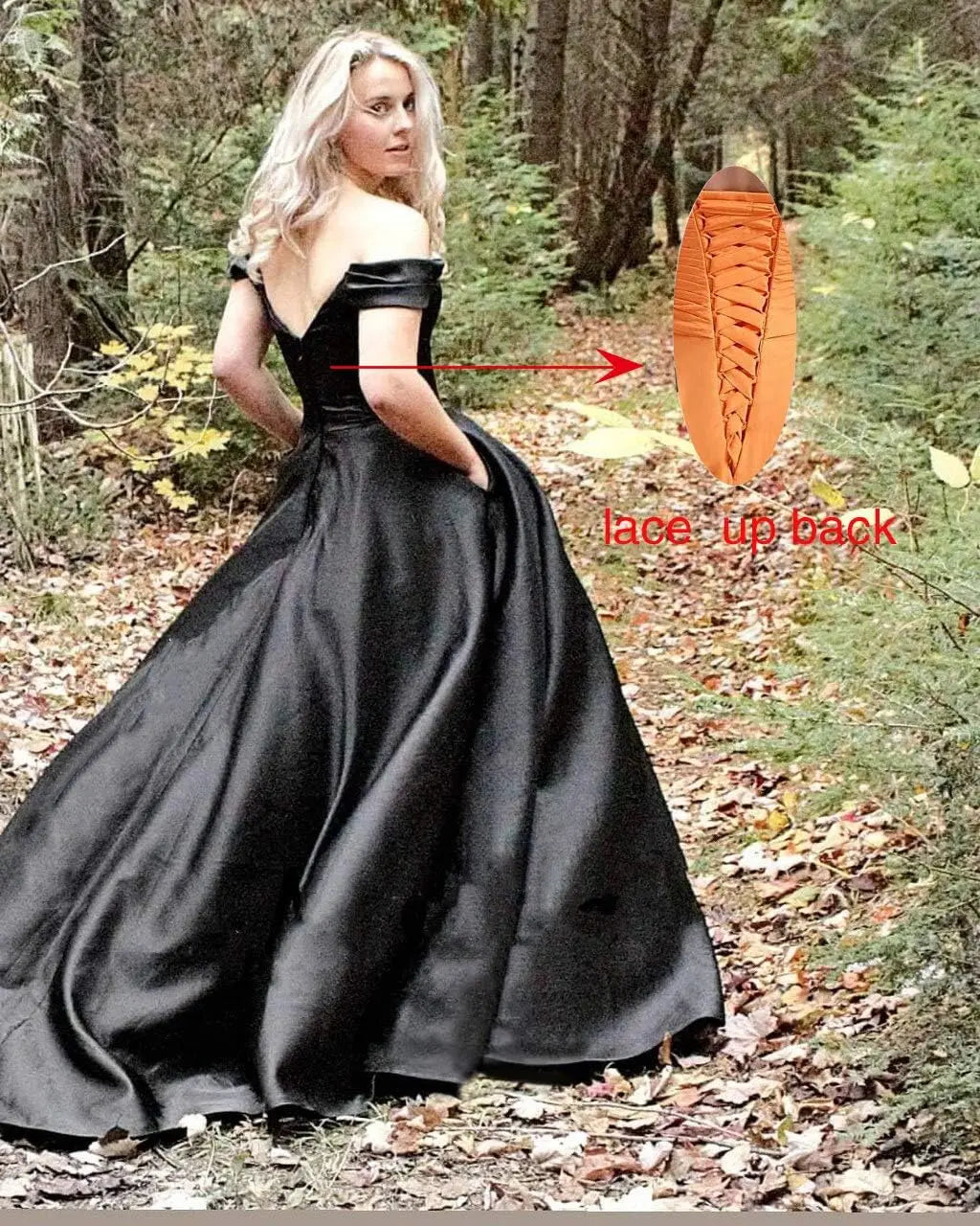 Ball Gown for Women Satin Dress Red Prom Dresses Long Off Shoulder V-Neck A-Line Formal Dress Women Elegant Evening Dress