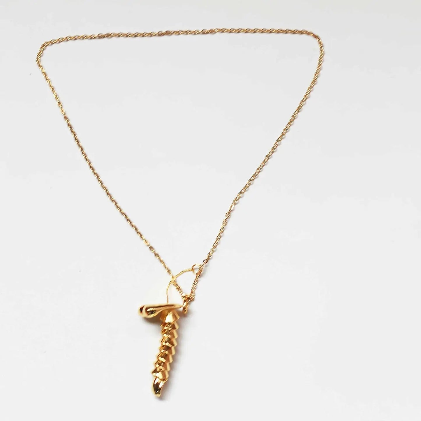 Heavy Funny Necklace Including 21.8 Inch Chain and 1 Inch Pendant