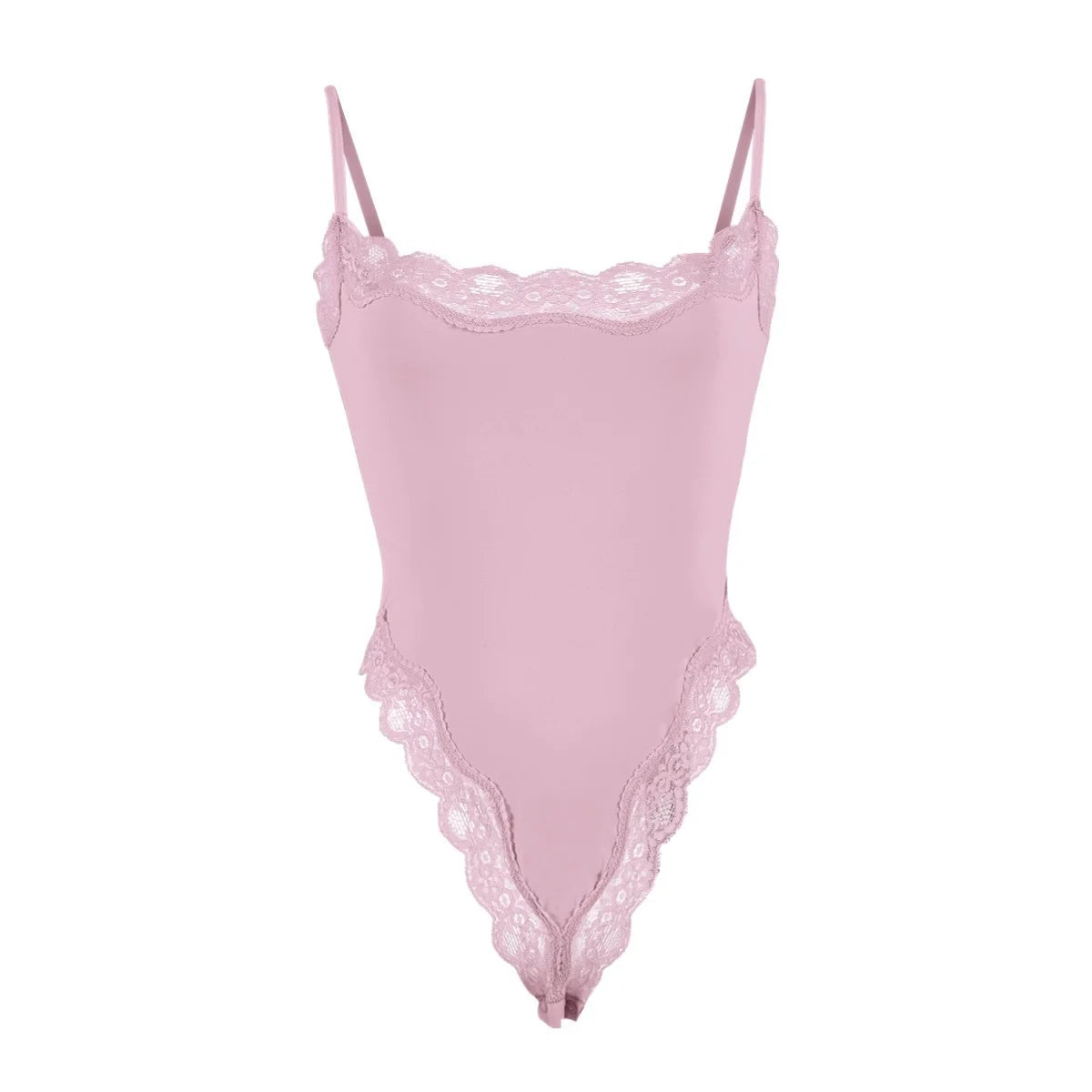 Women Lace Bodysuit Sexy Square Neck Sleeveless Cami High Leg Thong Bodysuit Body Suits Tank Tops Leotard Going Out