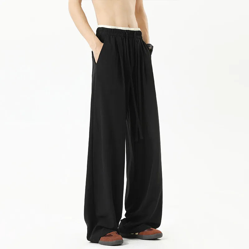 Trousers for Men Leisure Comfortable High Waist Baggy Pants Breathable Jogging Outdoor Fashion Neutral Design New Sweatpants