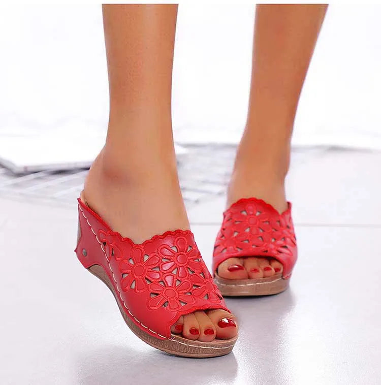 Sandals Shoes Women Summer Comfortable Women Shoe Slides Shoes Woman Wedge Walking Shoes Party Female Footwear Slippers Woman