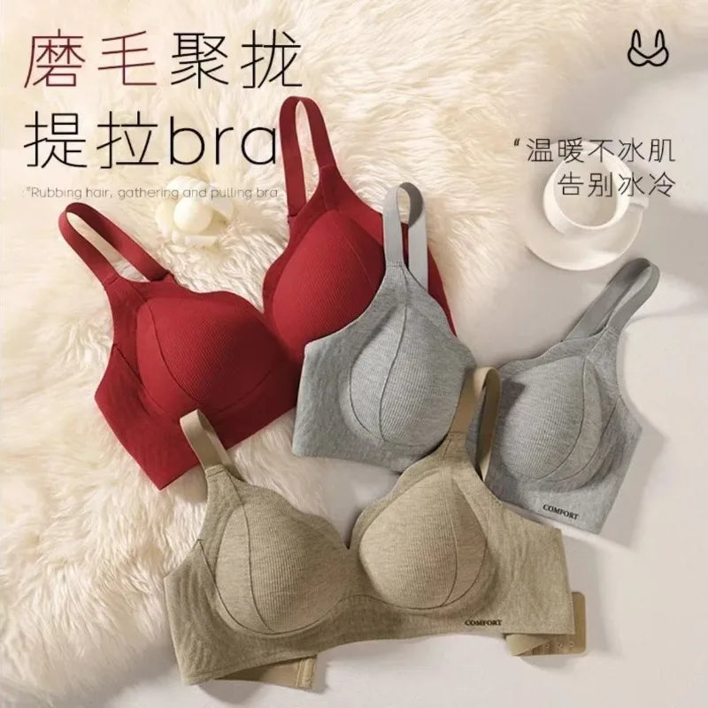 Wireless Lightly Lined Bra for Women Small Bust Support Anti Sagging Flexible Comfort Everyday Wear Enhancement S-XL BANERDANNI