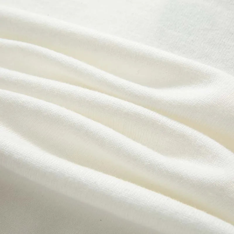 Sweater for Men Pullovers Old Money Man Knitwear Short Sleeve Knit Jumpers Solid Cotton High End Casual Vintage Sweaters 2025