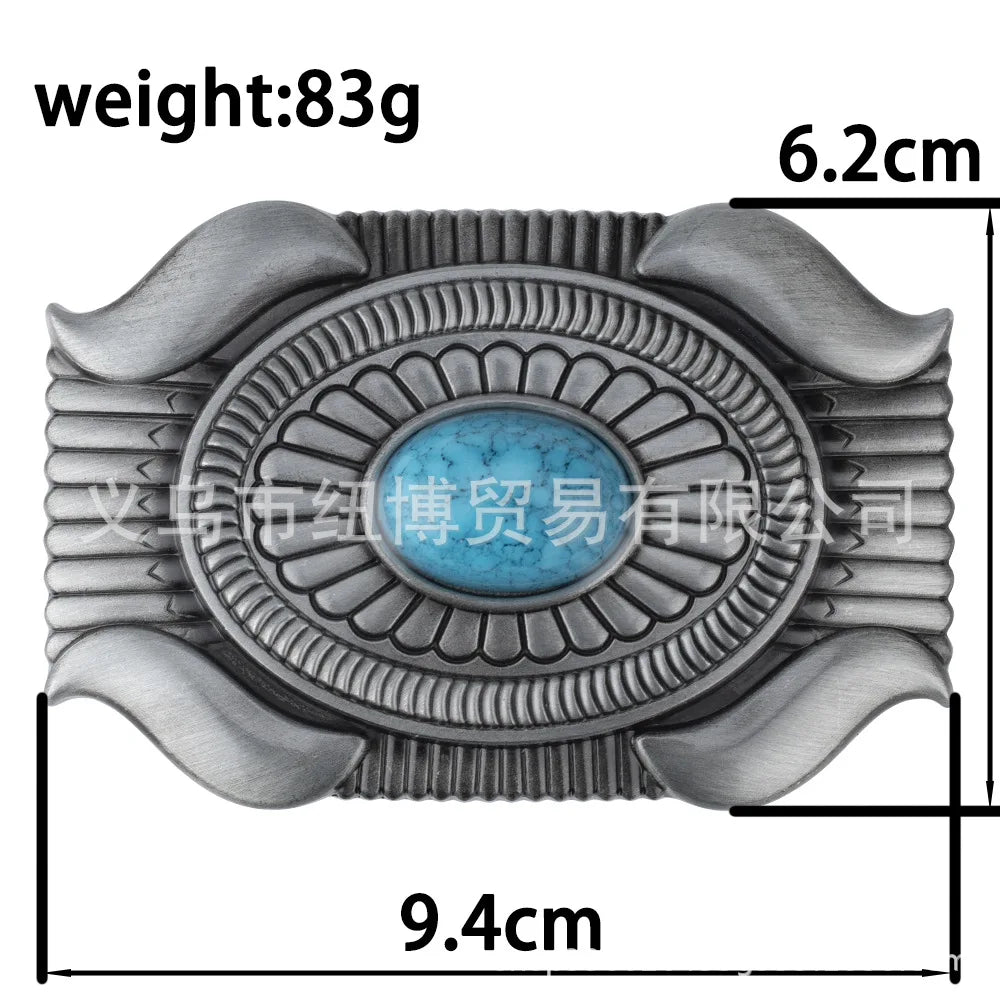 The Gate To Future Science Fiction Belt Buckle Start Button