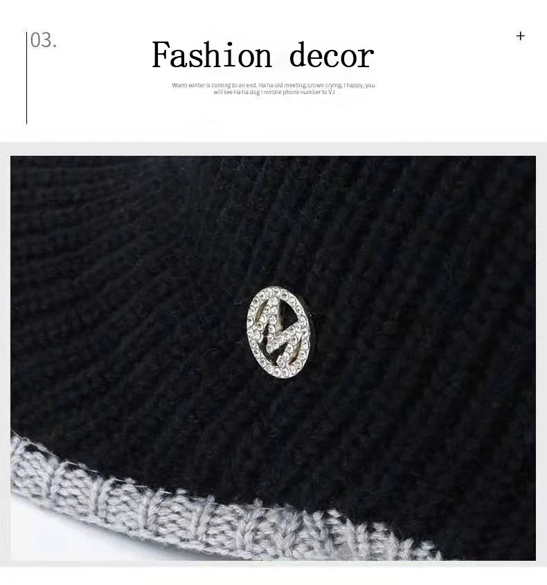 Hats For Women Autumn Winter Sports Empty Top Caps Female Knitted Warm Baseball Cap Fashion Running Golf Sun Hat