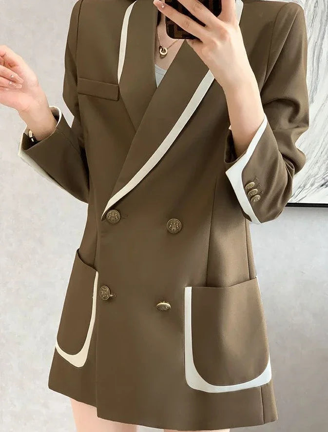 Outerwears High Quality Spring Autumn Coats for Women 2025 New Arrivals Blazer Woman In Promotion Elegant and Youth Deals Jacket