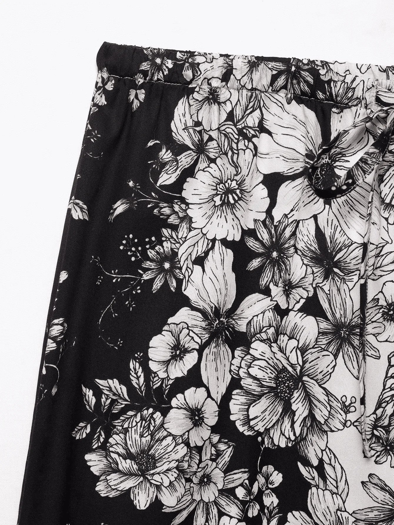 Chic Elegant Pants Set Women's 2 Pieces 2025 New Fashion Printed Shirt Top + Trousers Casual Sets Two Piece Woman Outfits