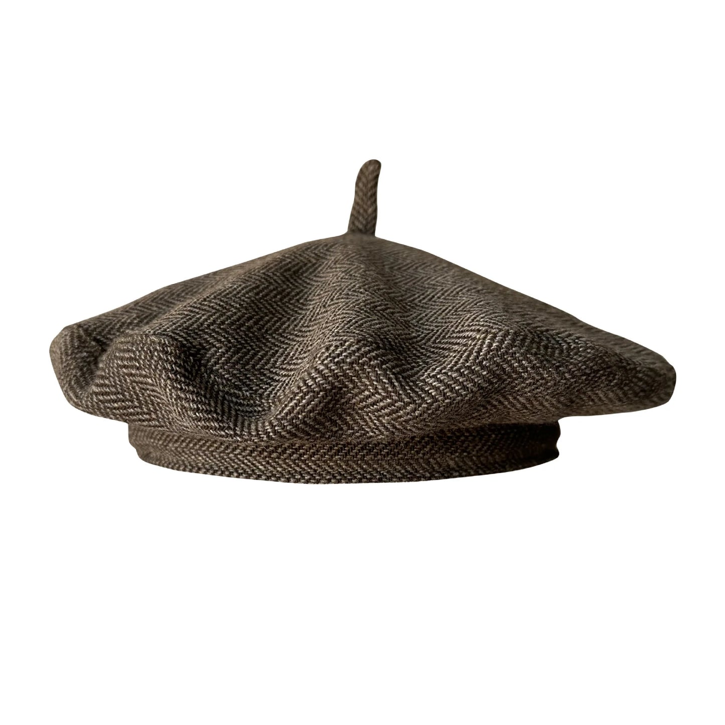 New Berets for Women in Autumn Winter British Inspired Checkered Design UFO shaped Face Slimming Retro Elegant Painter Hats