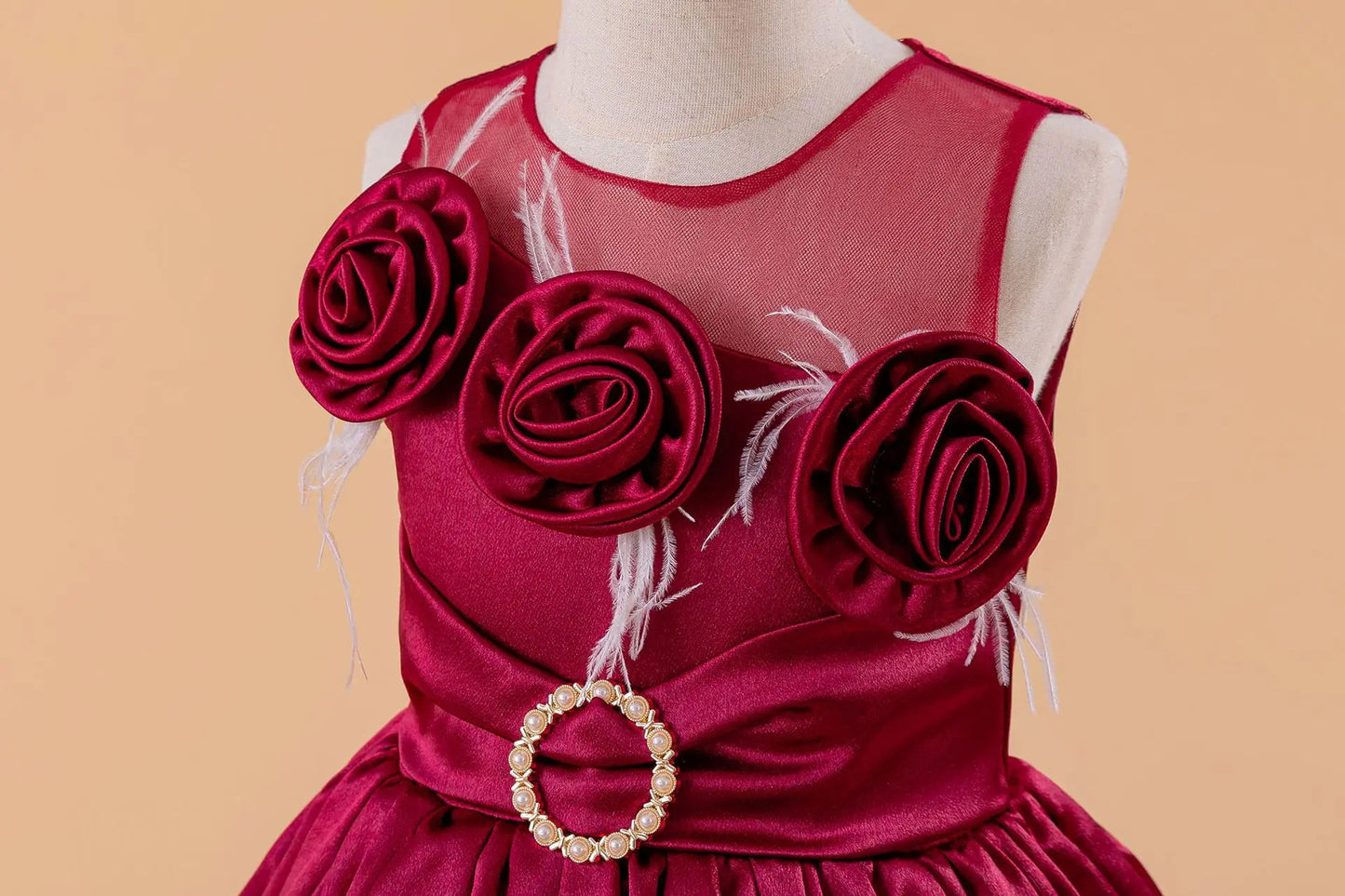 Children's Evening Gowns Flower Girl Gowns Long Dress Girls Hosting Party Birthday Gowns