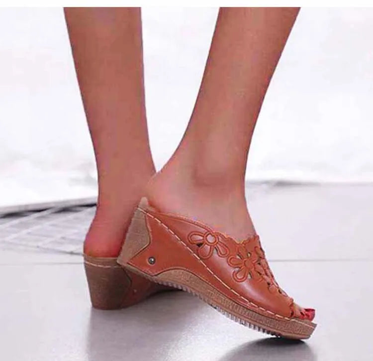 Sandals Shoes Women Summer Comfortable Women Shoe Slides Shoes Woman Wedge Walking Shoes Party Female Footwear Slippers Woman