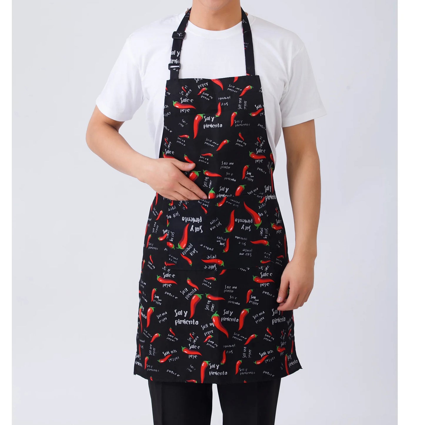 Kitchen Cooking Apron Adjustable Adult Apron Striped Chef Apron  Kitchen Cook Aprons Restaurant Bar Shop Cafes Aprons