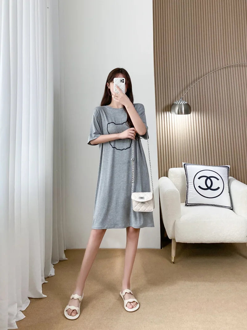 Nursing Dresses Pregnant Breastfeeding Dress For Women Summer Maternity Loose Casual Feeding Clothing