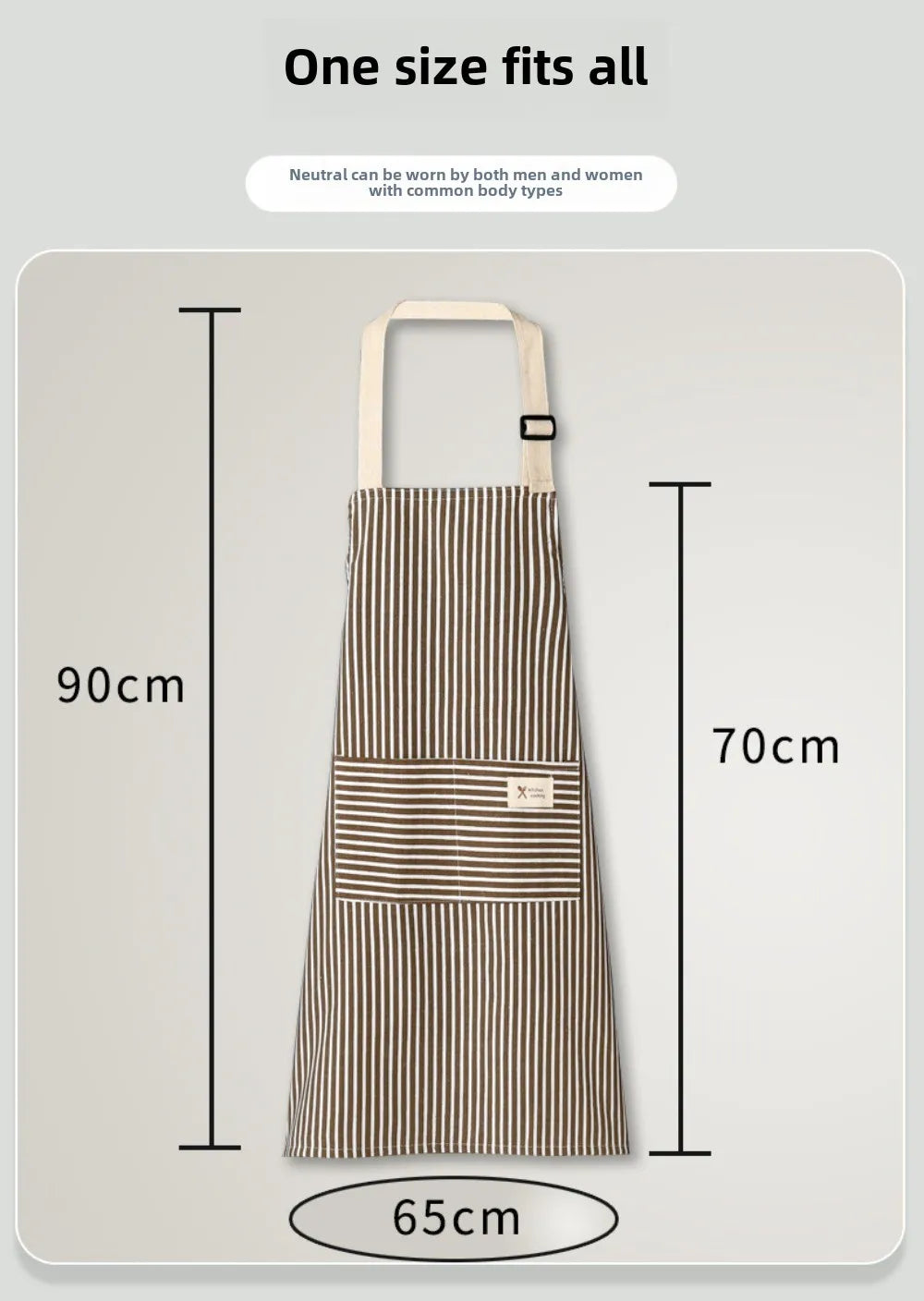 Kitchen Cooking Aprons Adjustable Bib Waterproof Chef Apron with 2 Pockets for Men Women Cooking Clothes Baking BBQ Grill Aprons
