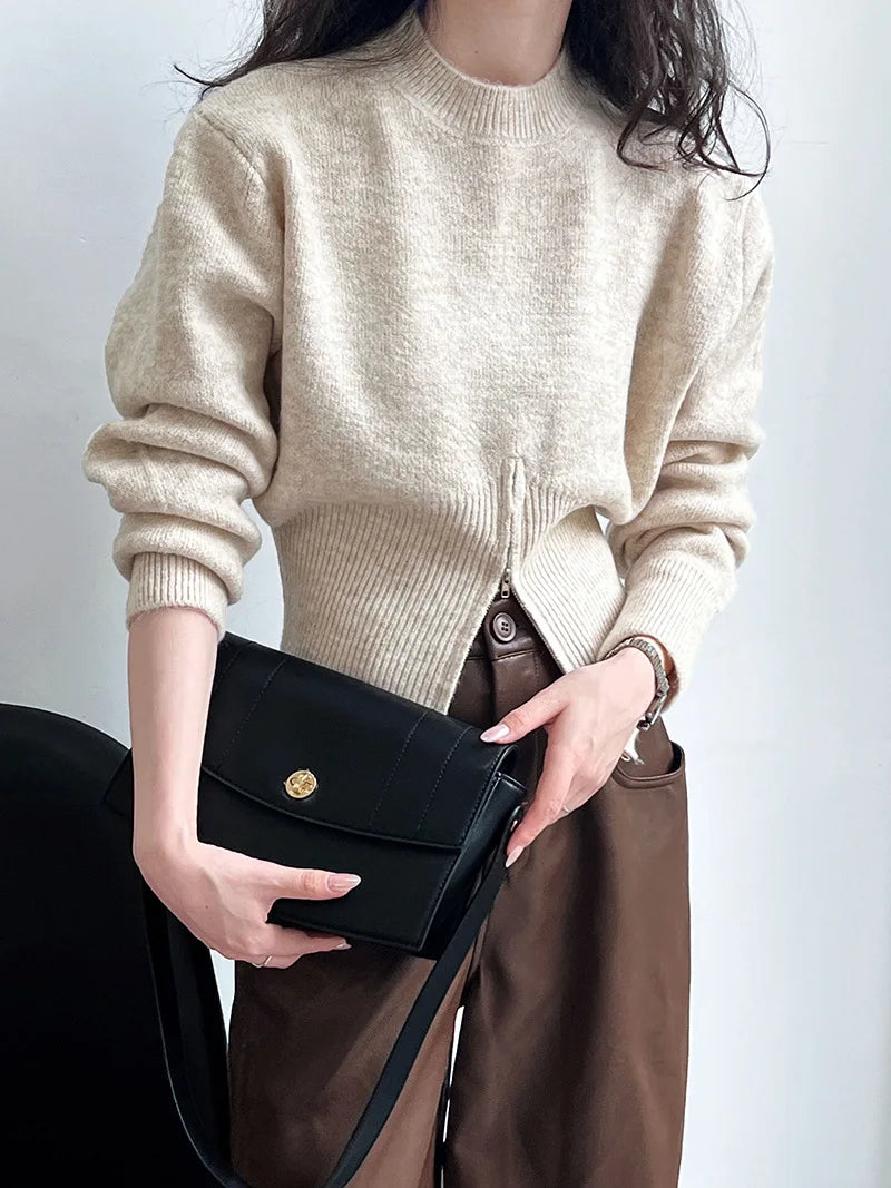 Sweater Women Winter Pullover Girls Sweater Oversize Knitting Tops Vintage Long Sleeve Fall Female Knitted Outerwear Warm Pull